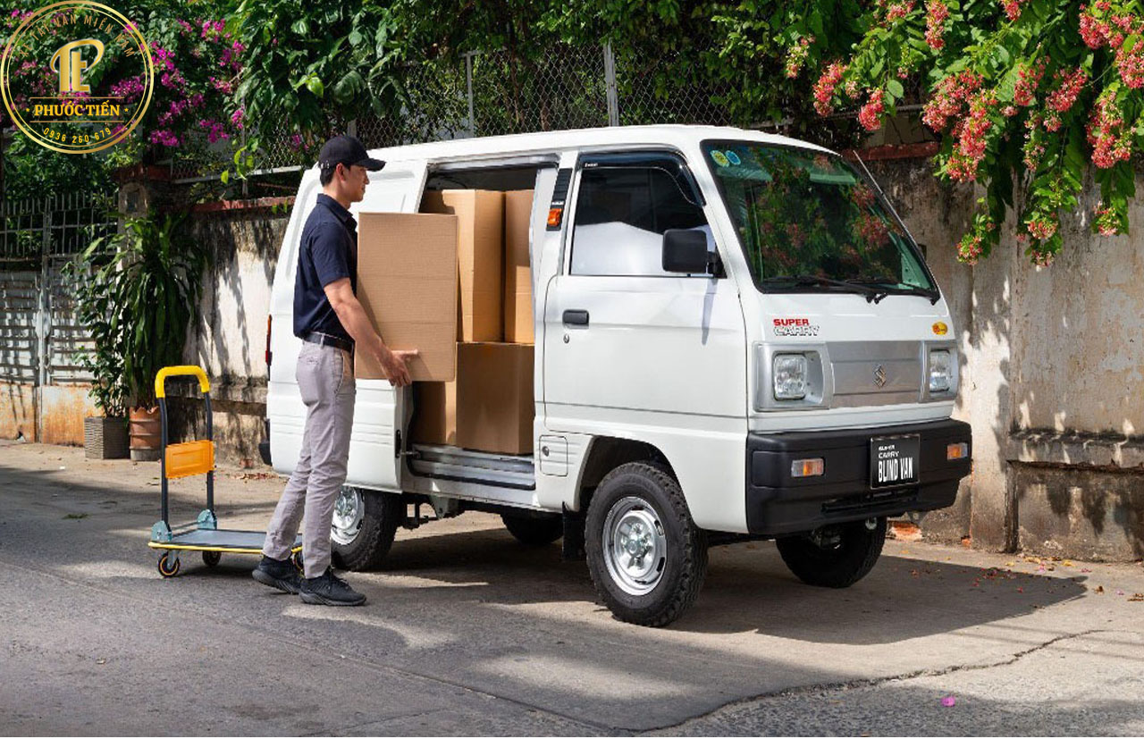 Xe Tải Van Suzuki 580kg Chở Hàng 24/24 